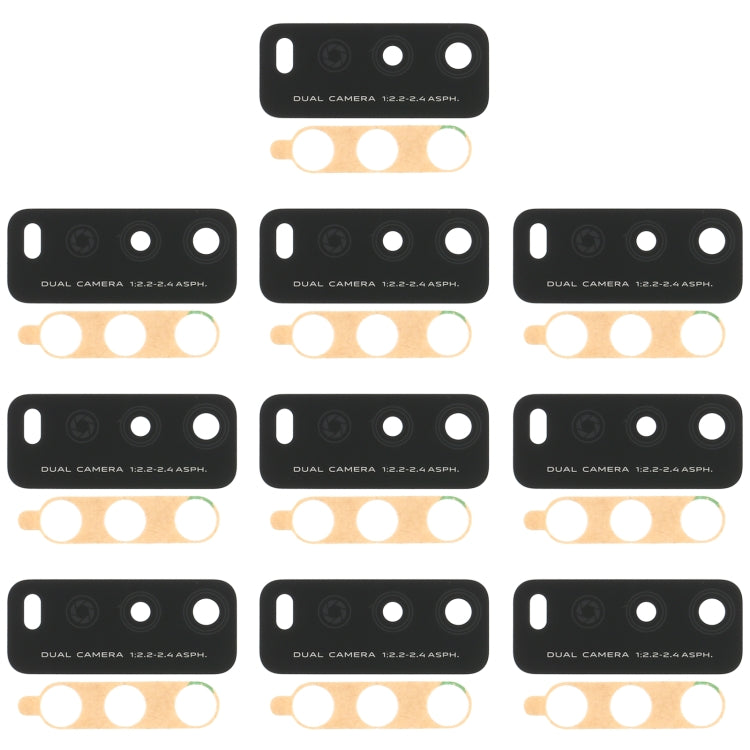 Per Vivo Y12s V2026 V2033 Obiettivo fotocamera posteriore da 10 pezzi, For Vivo Y12s Per Vivo Y12s V2026 V2033 Obiettivo fotocamera posteriore da 10 pezzi, For Vivo Y12s
